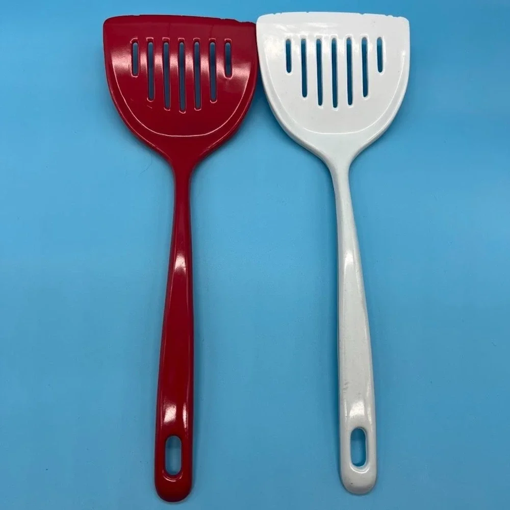 Vintage‎ Melamine Ware Set of 2 Wide Slotted Spatula Flipper Turner RK-170D